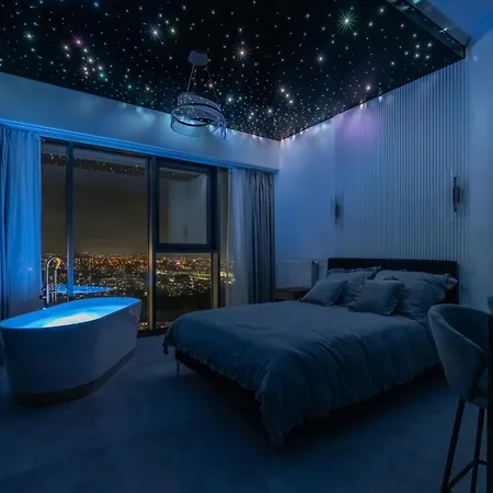 公寓 Hanza Tower Sky Lux 17th Floor