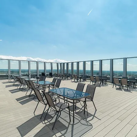 公寓 Hanza Tower Sky Lux 17th Floor