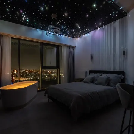 公寓 Hanza Tower Sky Lux 17th Floor 什切青