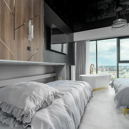 Apartment Hanza Tower Sky Lux 17th Floor *