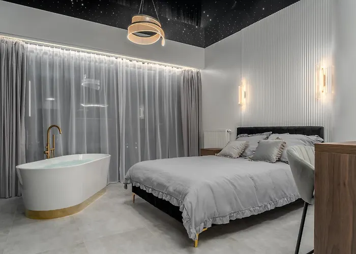 Hanza Tower Sky Lux 17th Floor Апартаменты Щецин